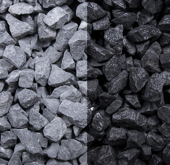 Basalt Splitt anthrazit