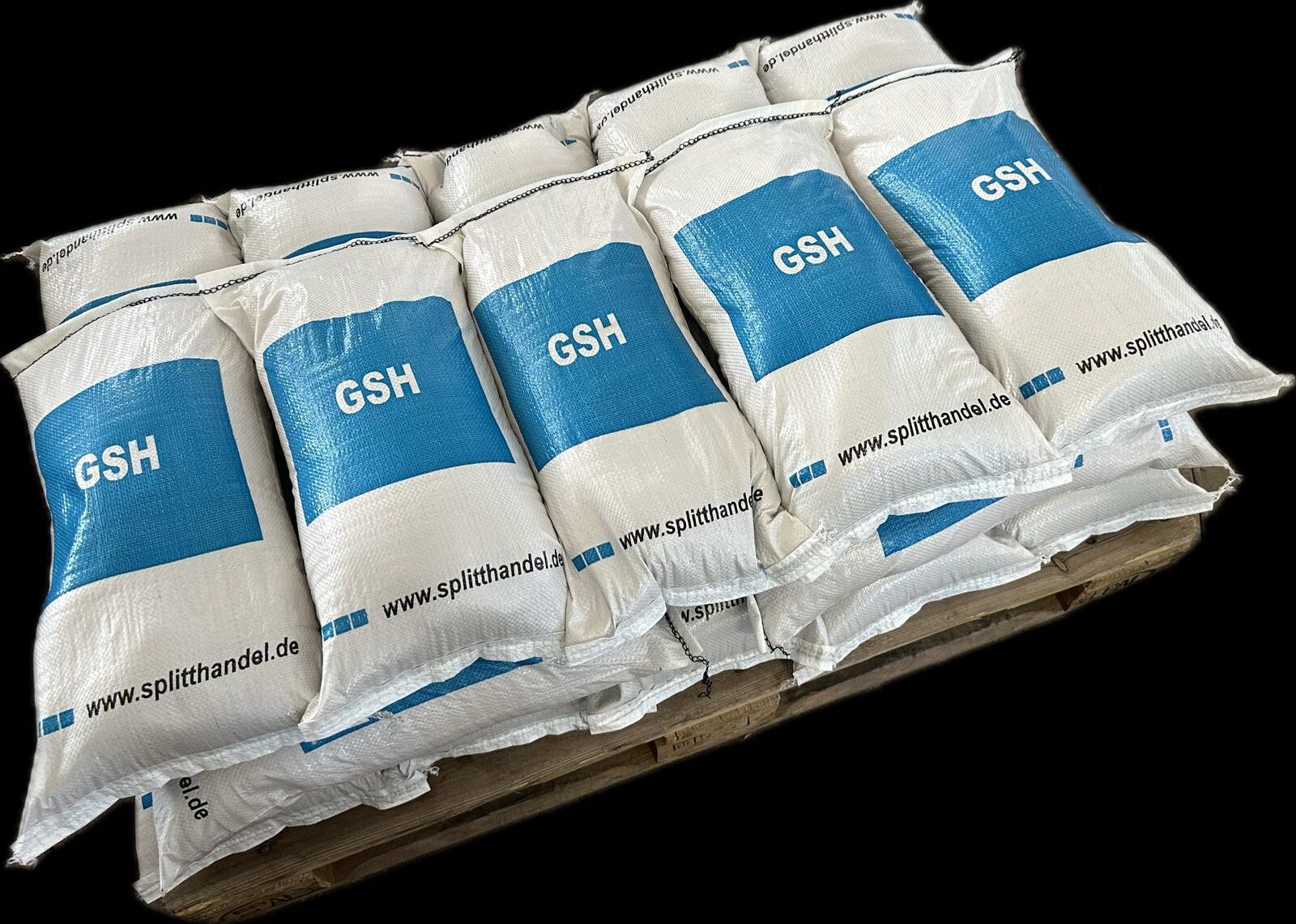 GSH_Sandsaeke_Lager GSH Sandsäcke auf einer Palette